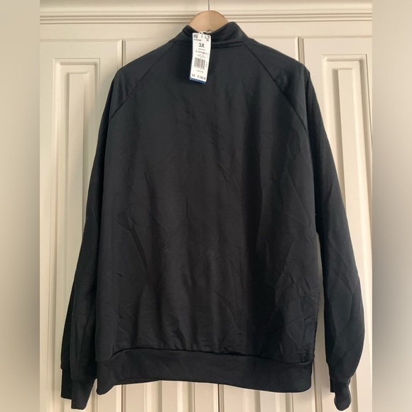 Adidas Black Long Sleeved Zip Up D. Catharine Track Top Women’s Size 3X NWT - Picture 3 of 10